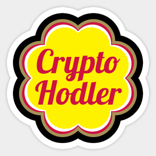 Crypto Hodler Lollipop Original Big Logo Sticker